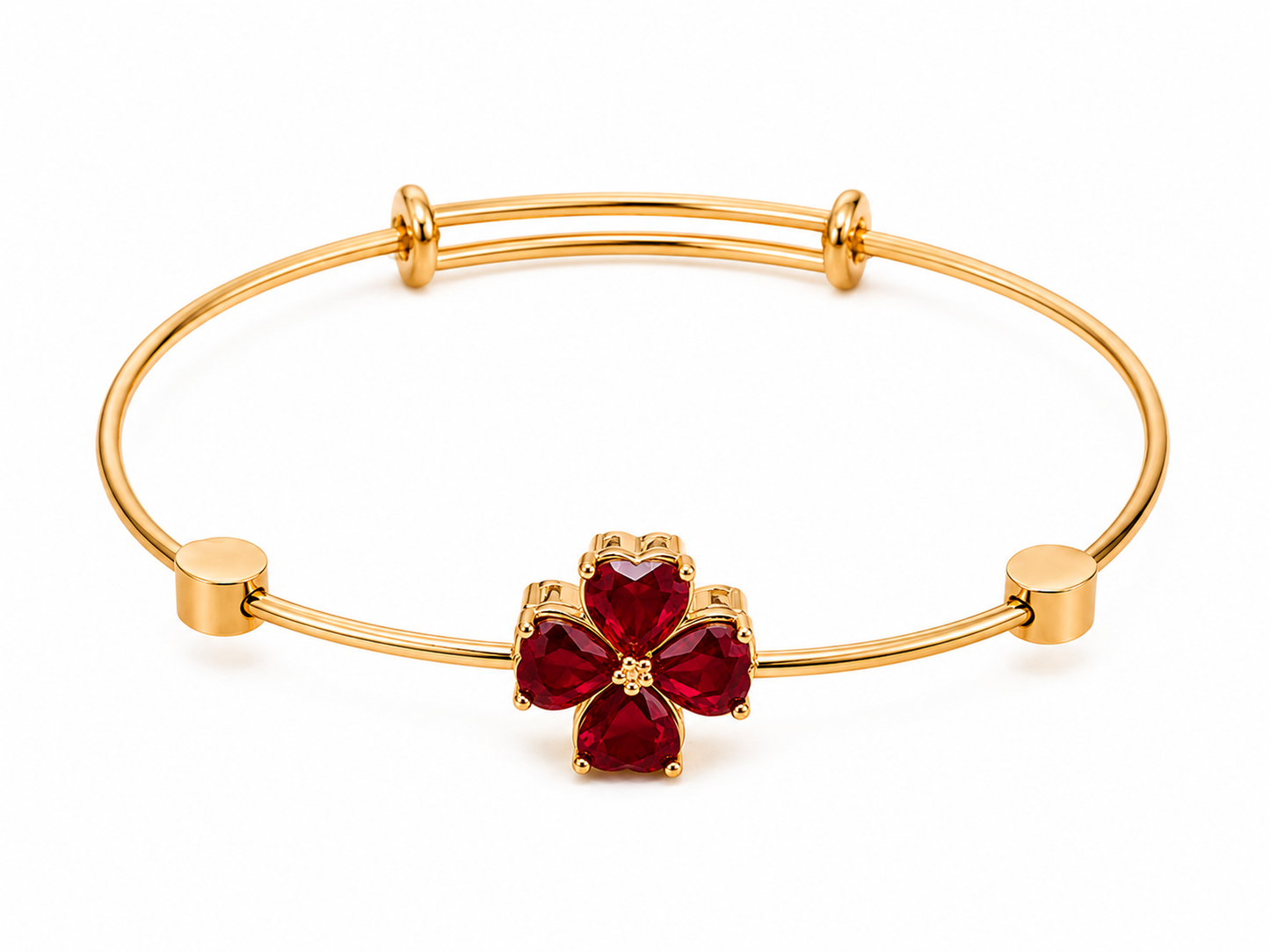 Red Bloom Bracelet