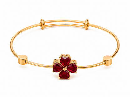 Red Bloom Bracelet